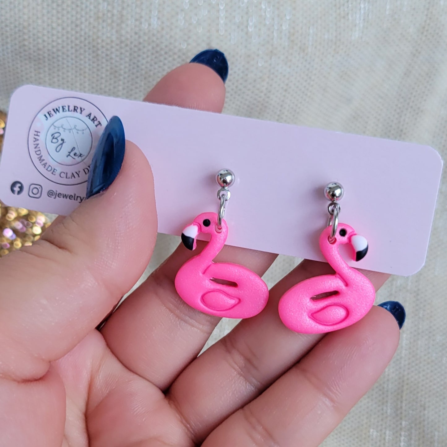 Flamingo Pool Float Dangles
