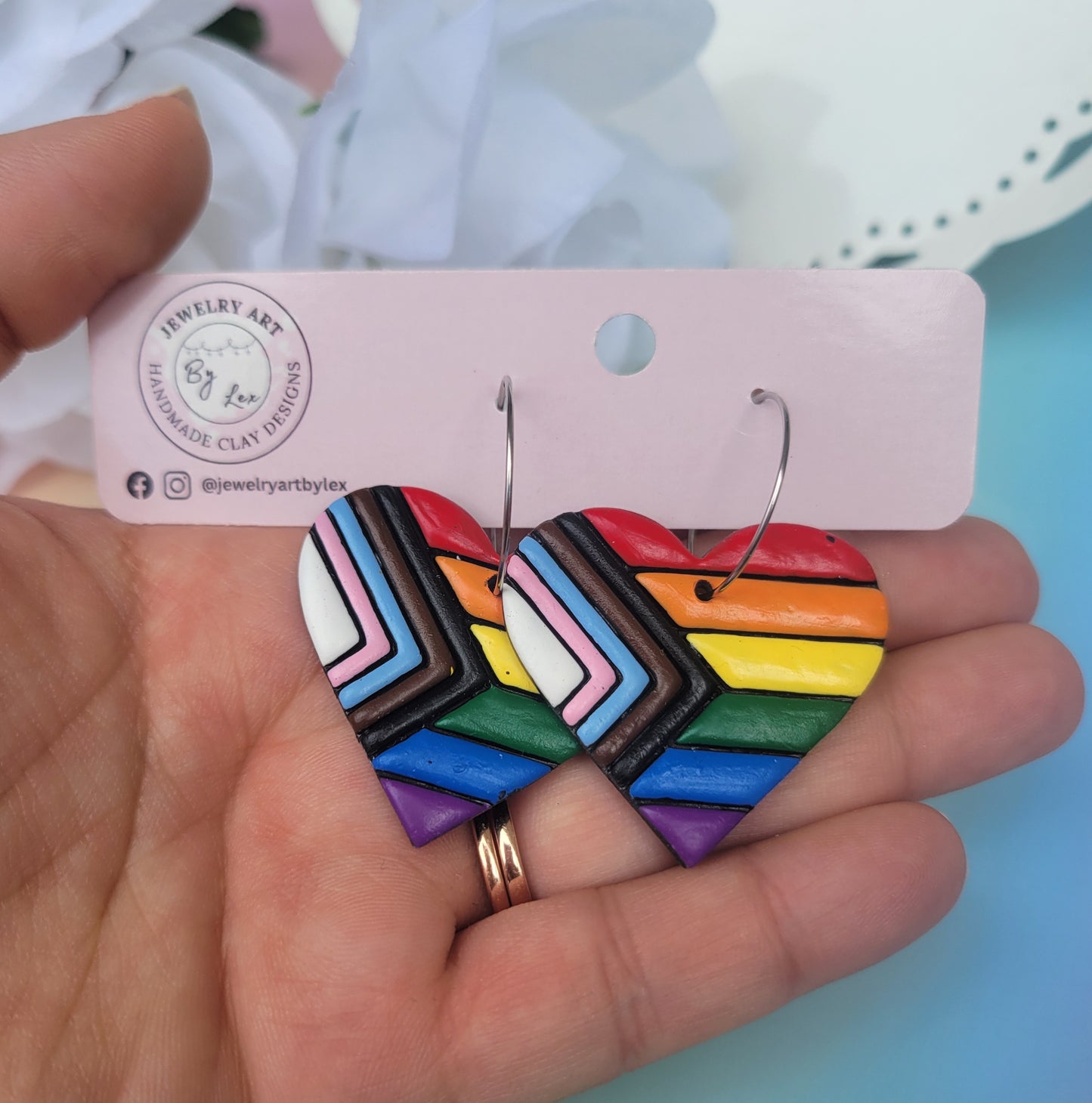 LGBTQ+ Flag Hoops