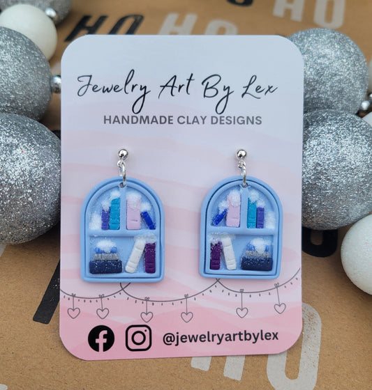 Frosted Bookshelf Dangles