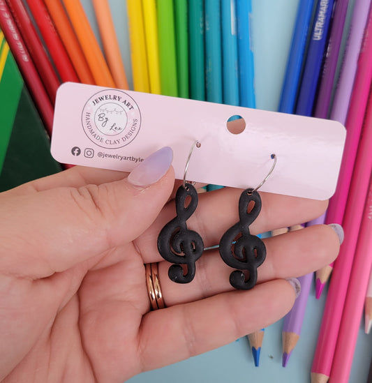 Music Note Hoops