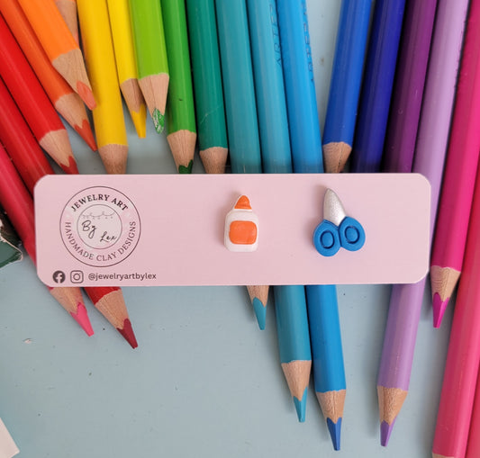 Scissors and Glue Studs