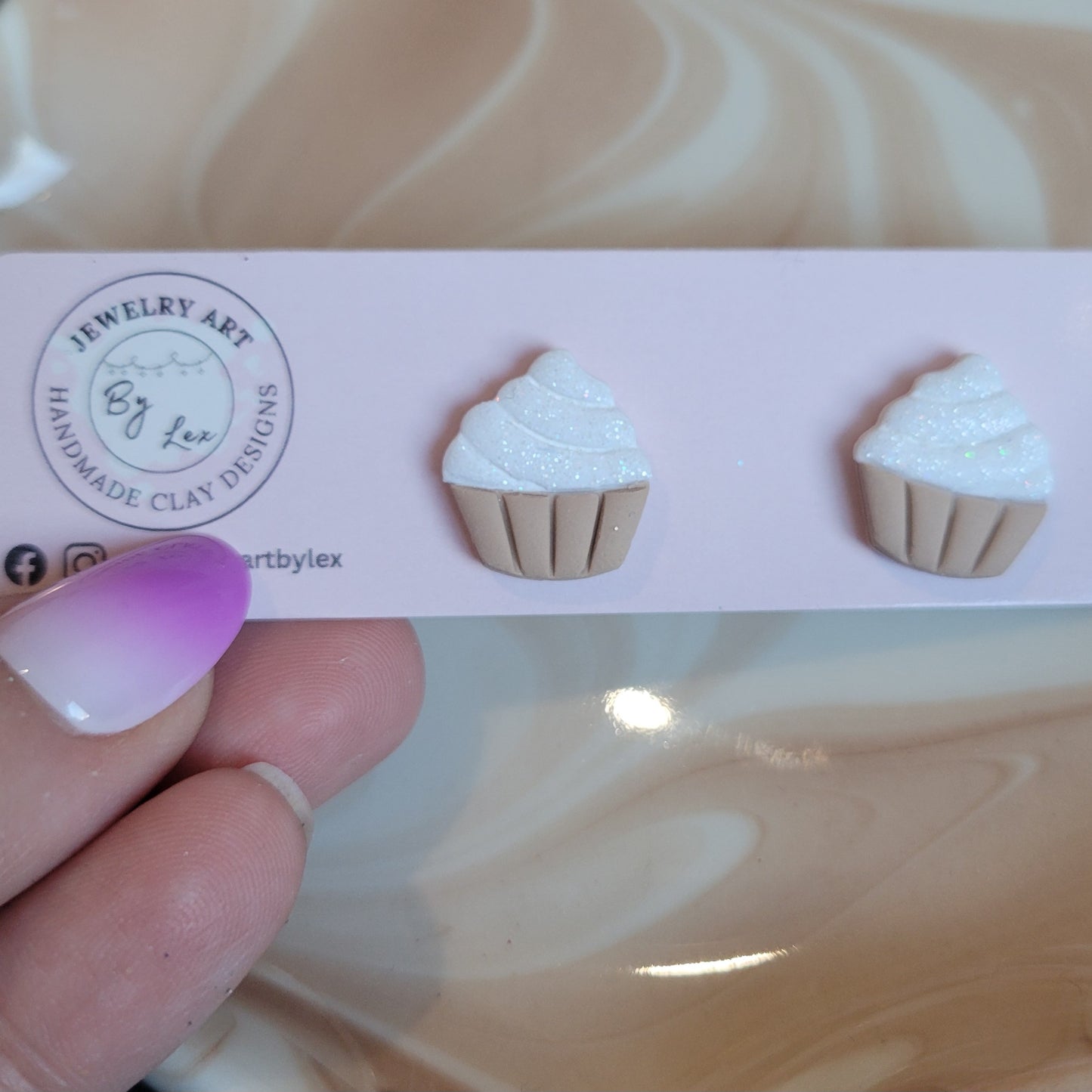 Cupcake Studs