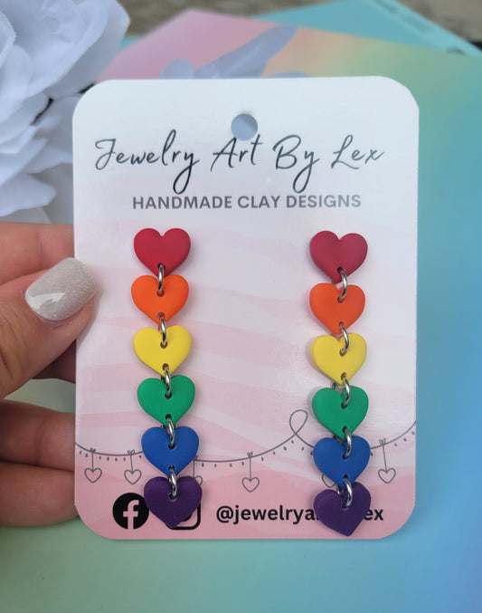 Classic Rainbow Heart Chains