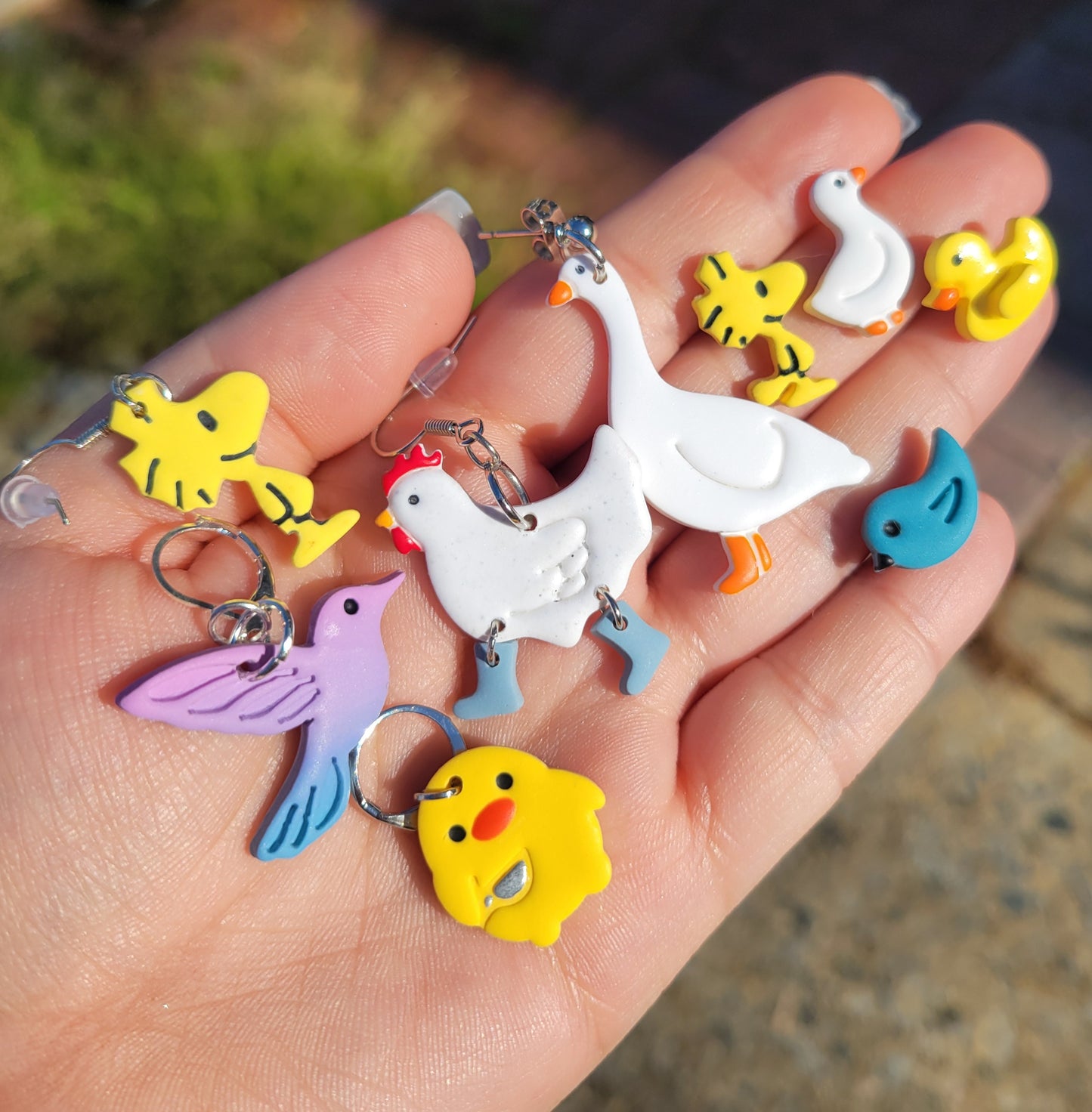 Rubber Duck Studs
