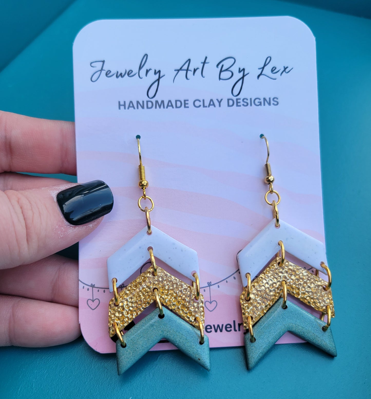 Paddy's Chevron Dangles