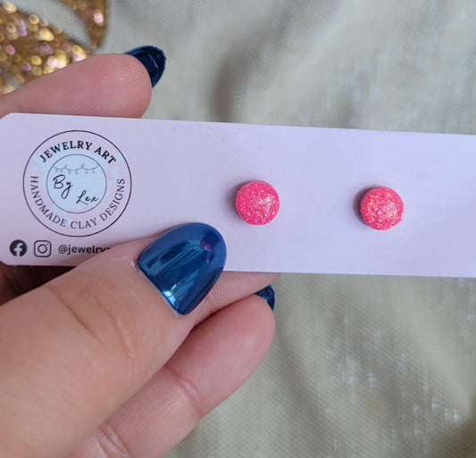 Maui Glitter Mini Studs