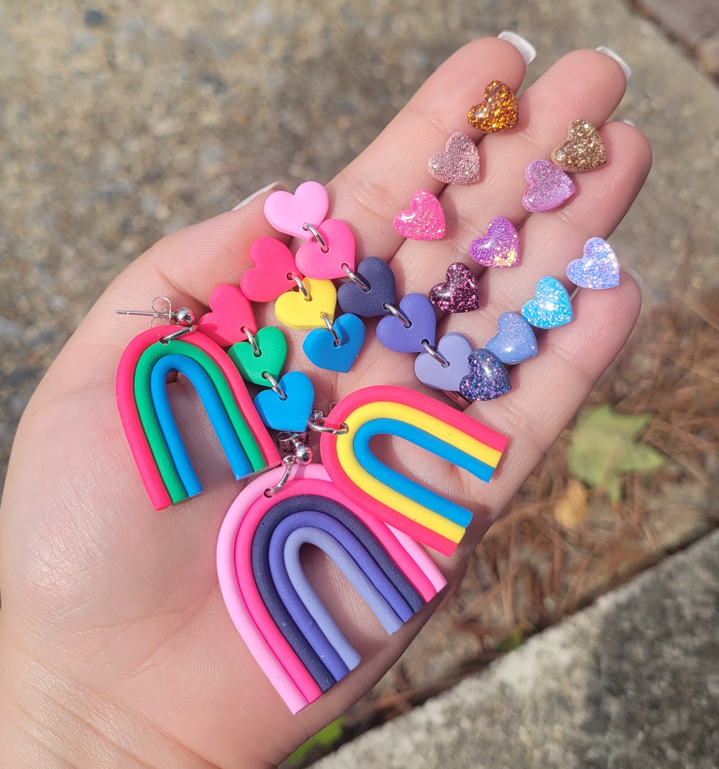 Pansexual Rainbow Dangles