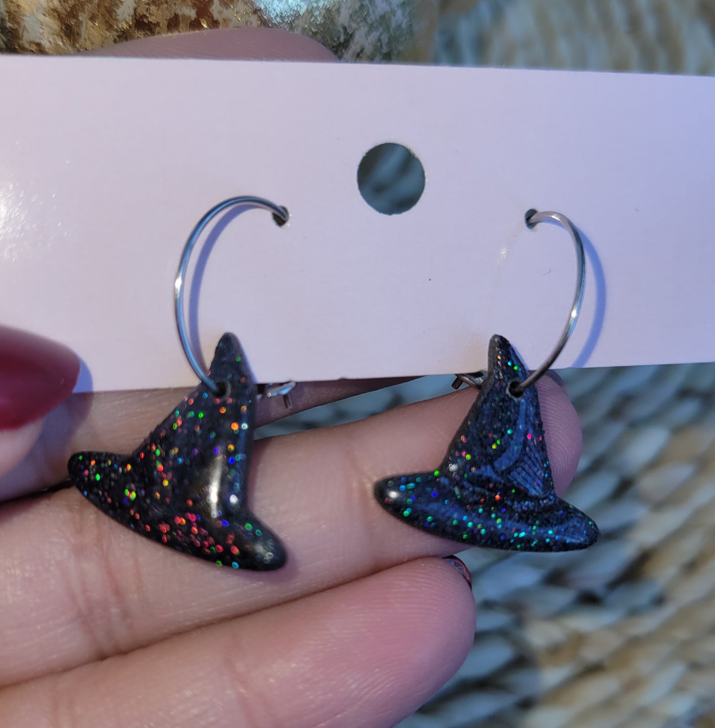 Holo Witch Hat Hoops