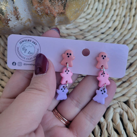 Pastel Ghost Dangles