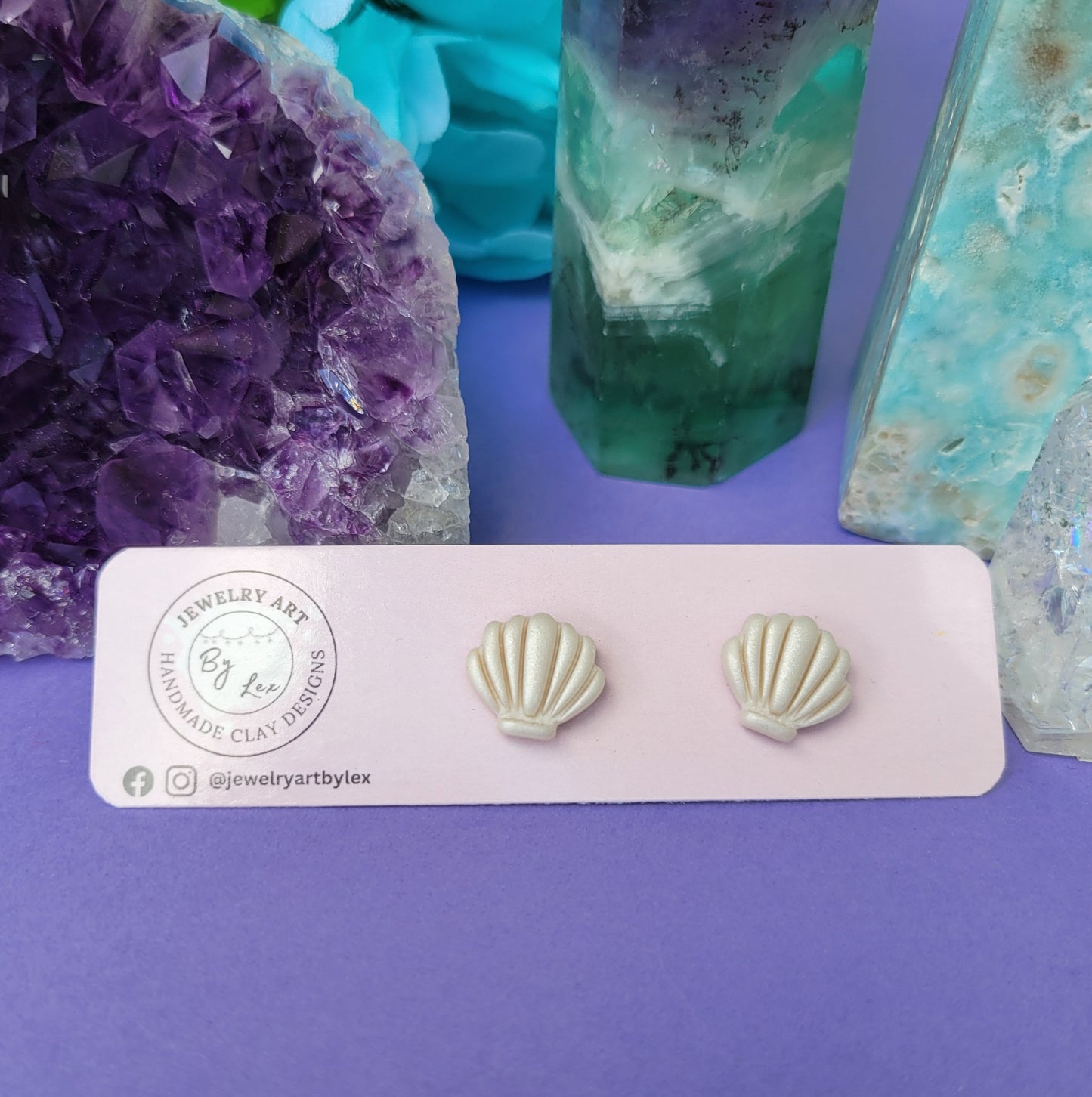 Pearl Shell Studs