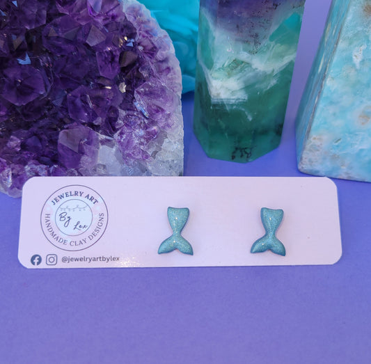 The Little Mermaid Tail Studs