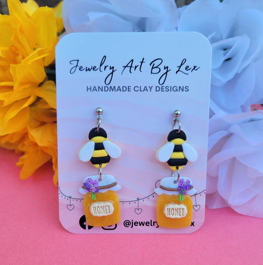Lavender Honey Dangles