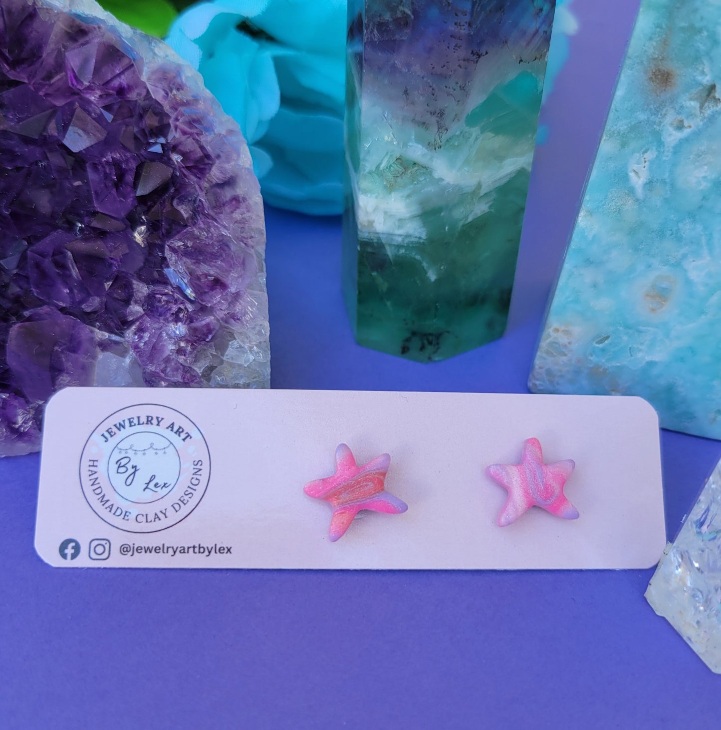 Swirled Starfish Studs