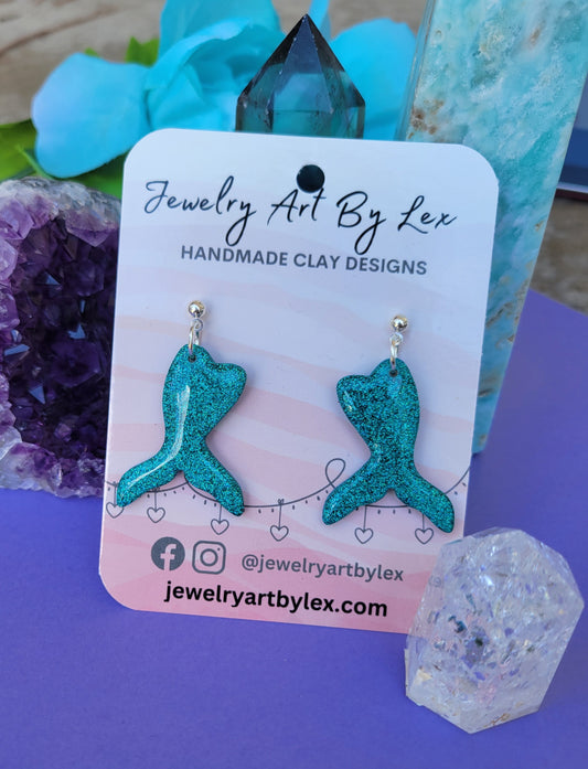 Holo Mermaid Tail Dangles