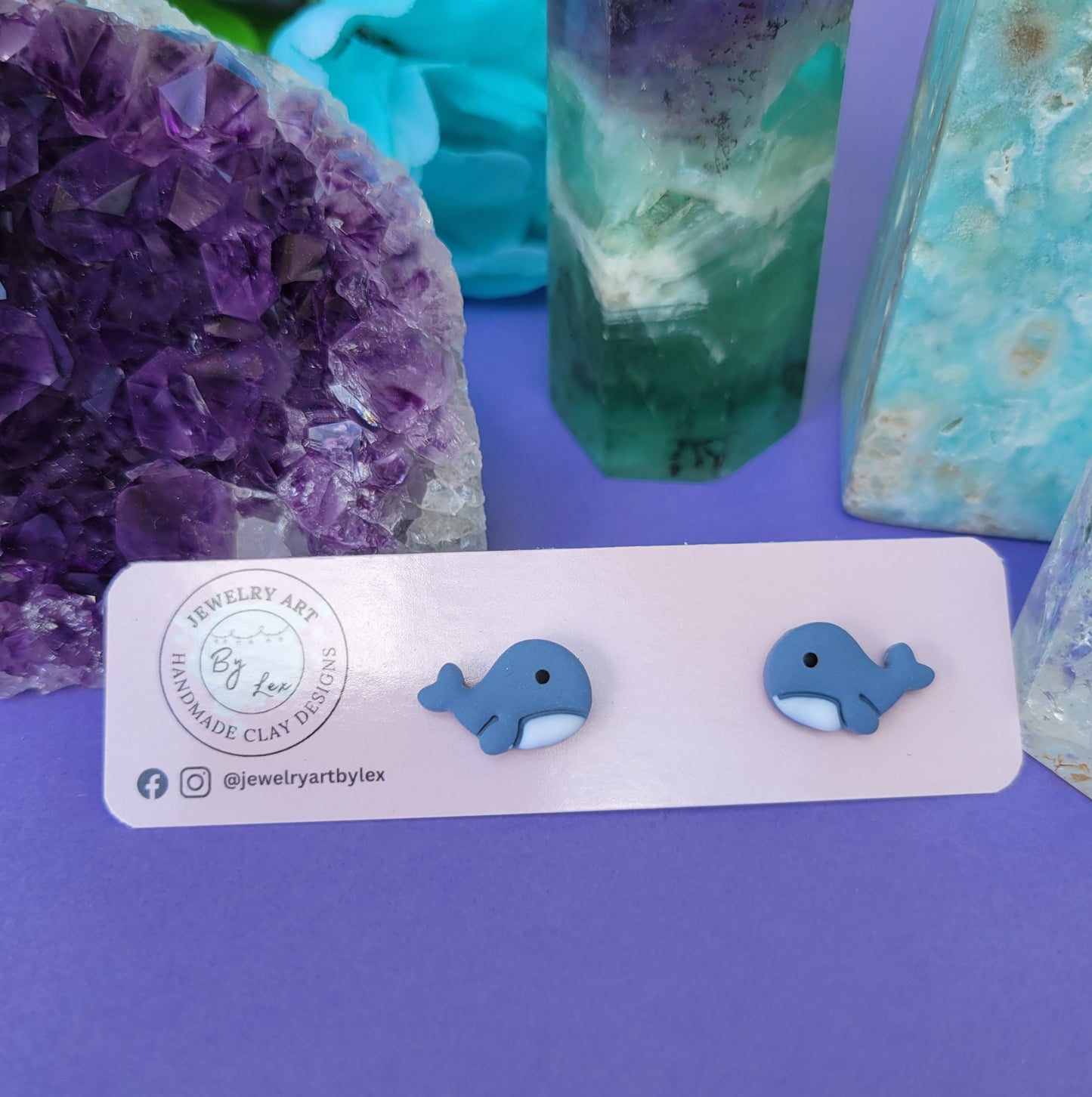Whale Studs