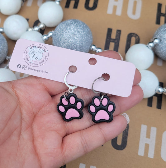 Medium Pawprint Dangles