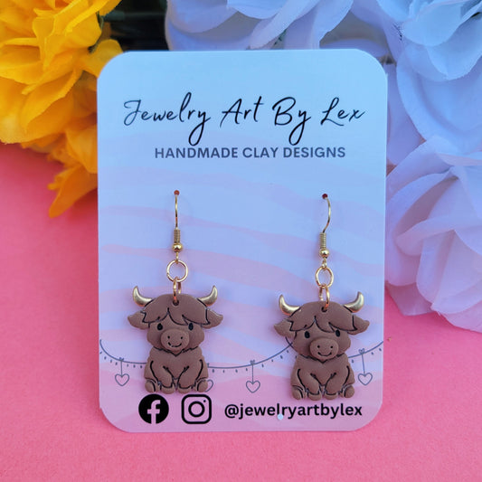 Highland Cow Dangles