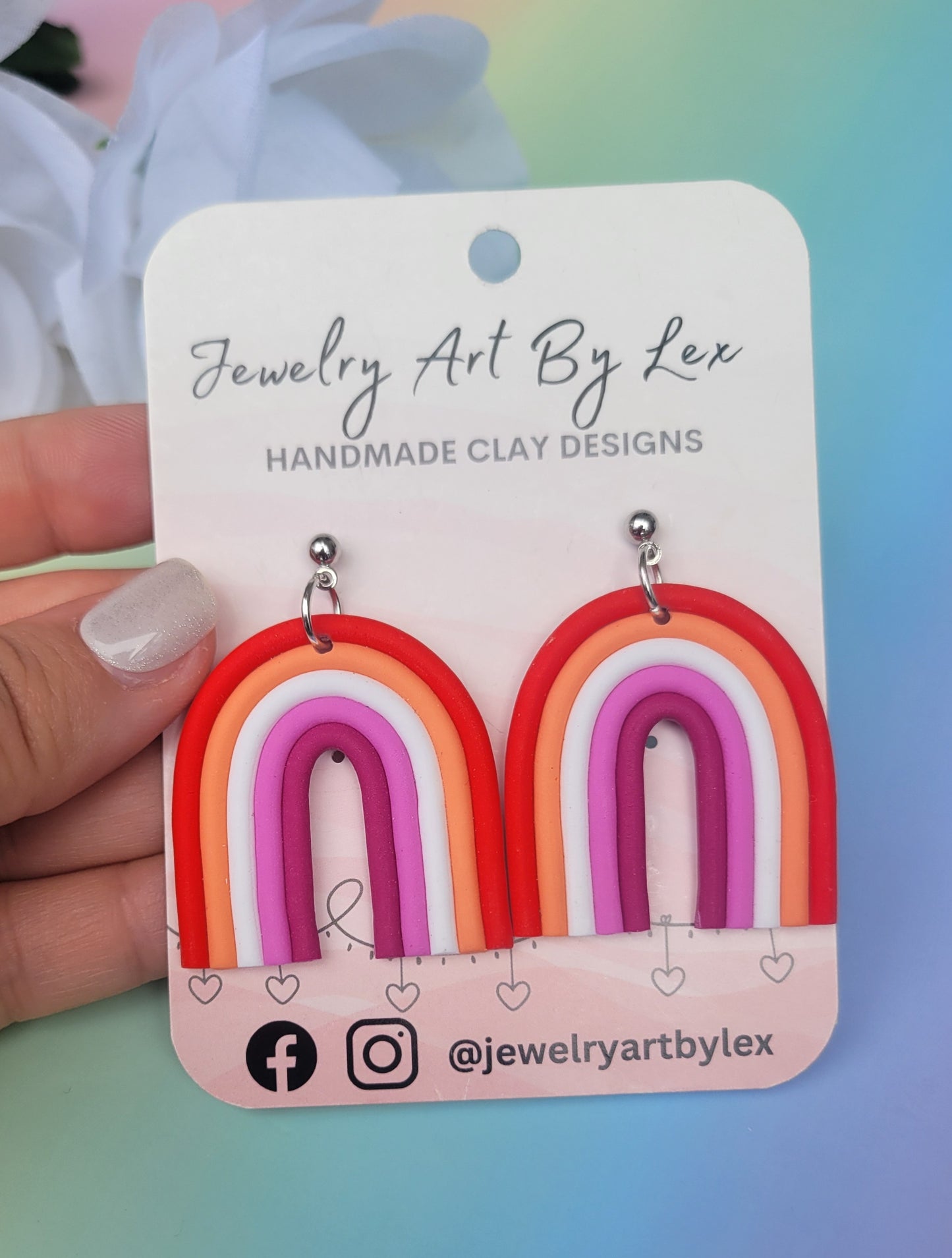 Lesbian Rainbow Dangles