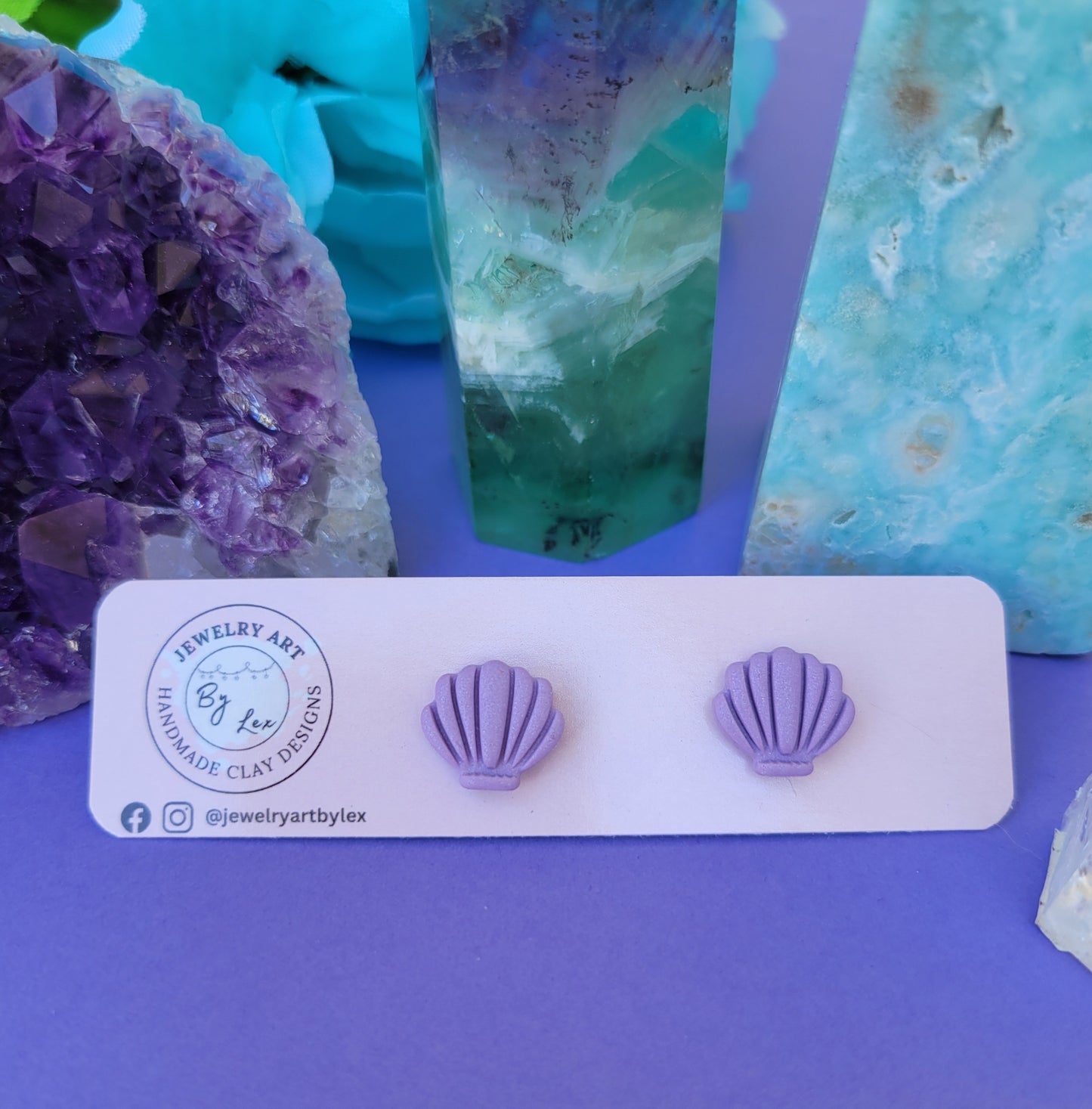The Little Mermaid Shell Studs