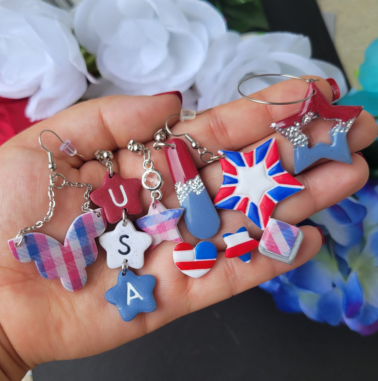 July 4th Star Dangles