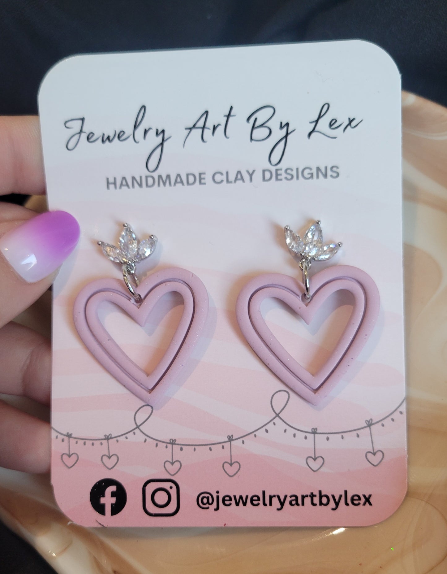 Princess Heart Dangles