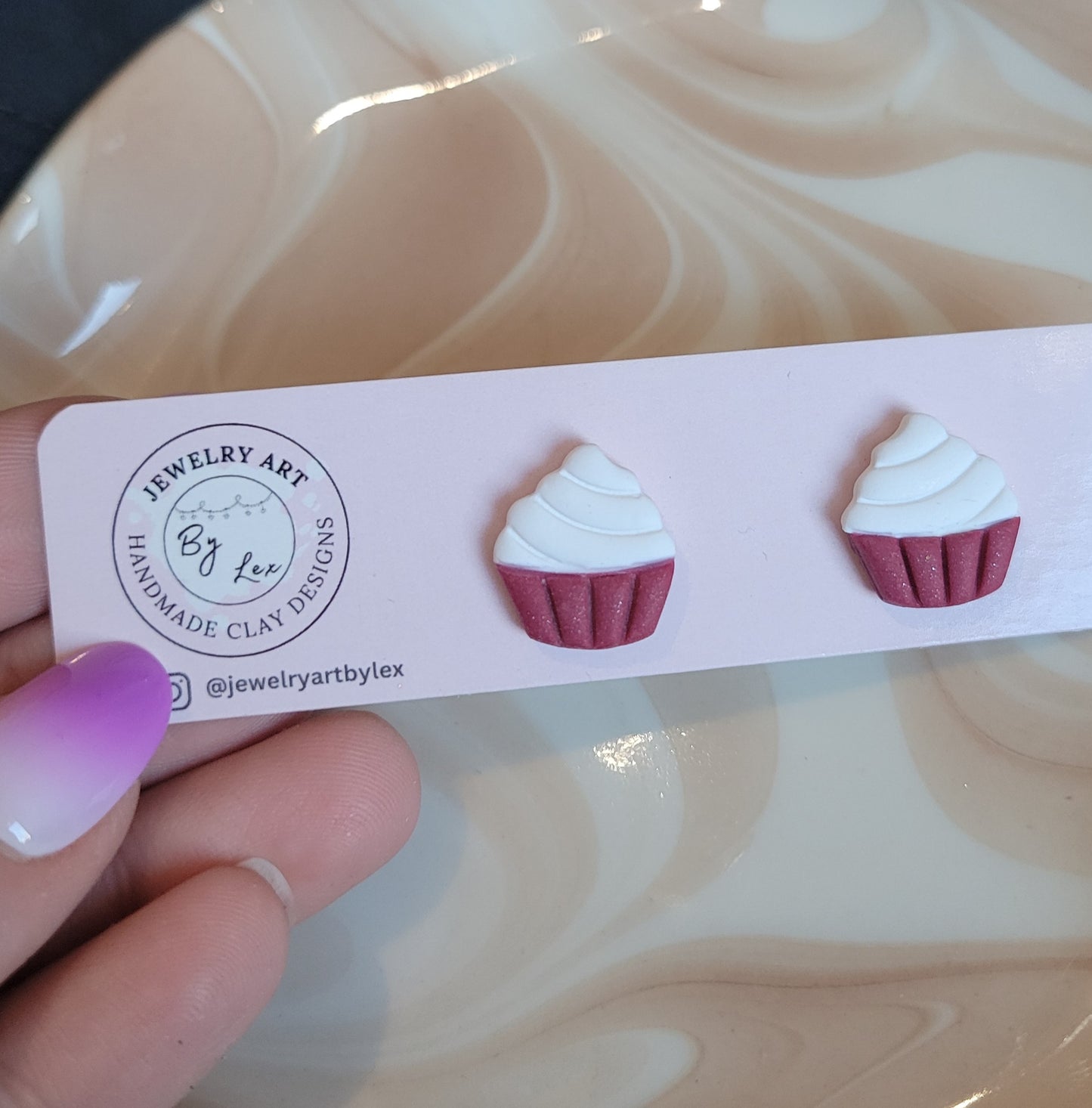 Cupcake Studs