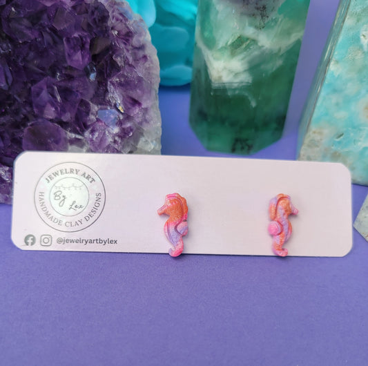 Seahorse Studs