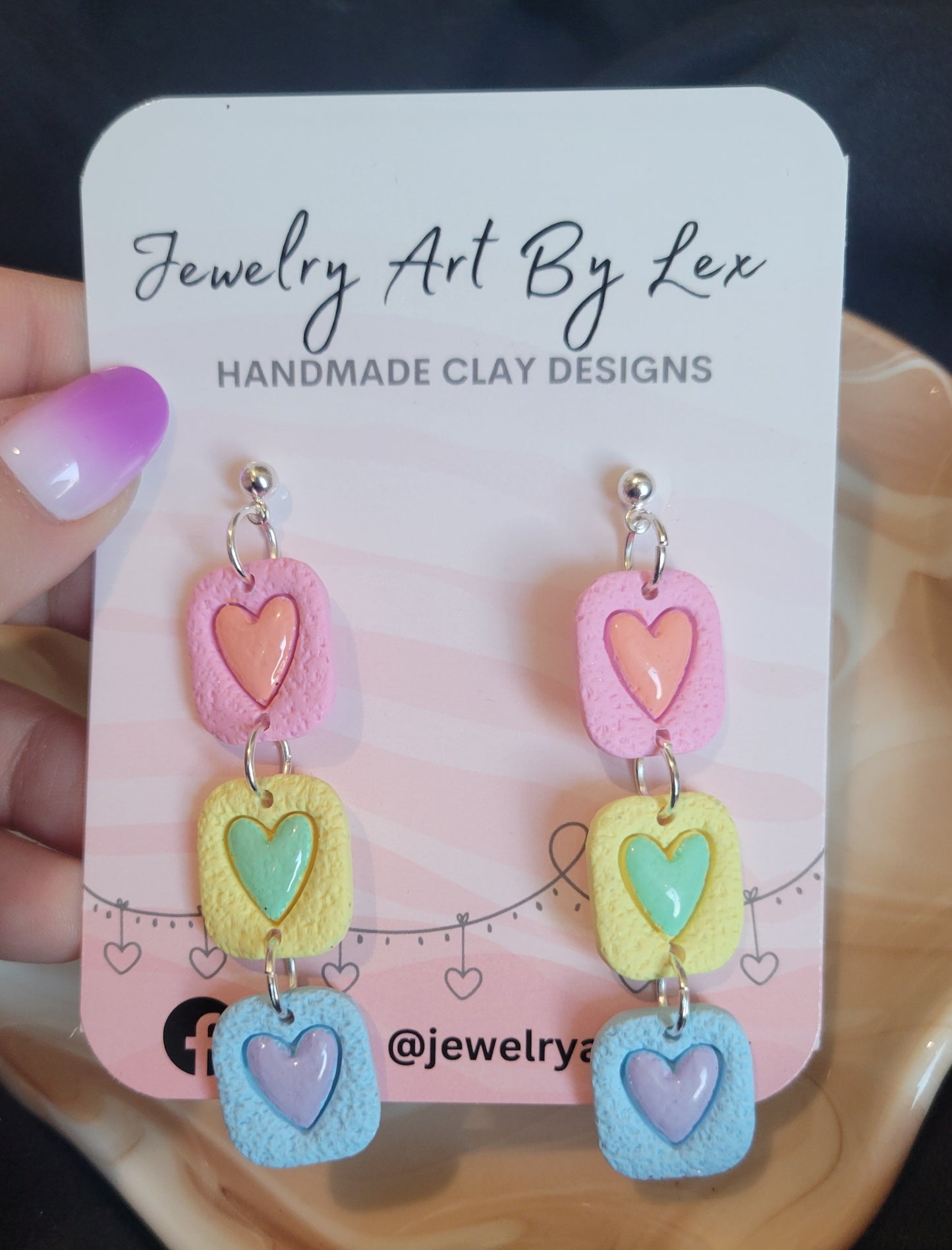 Pastel Tile Dangles