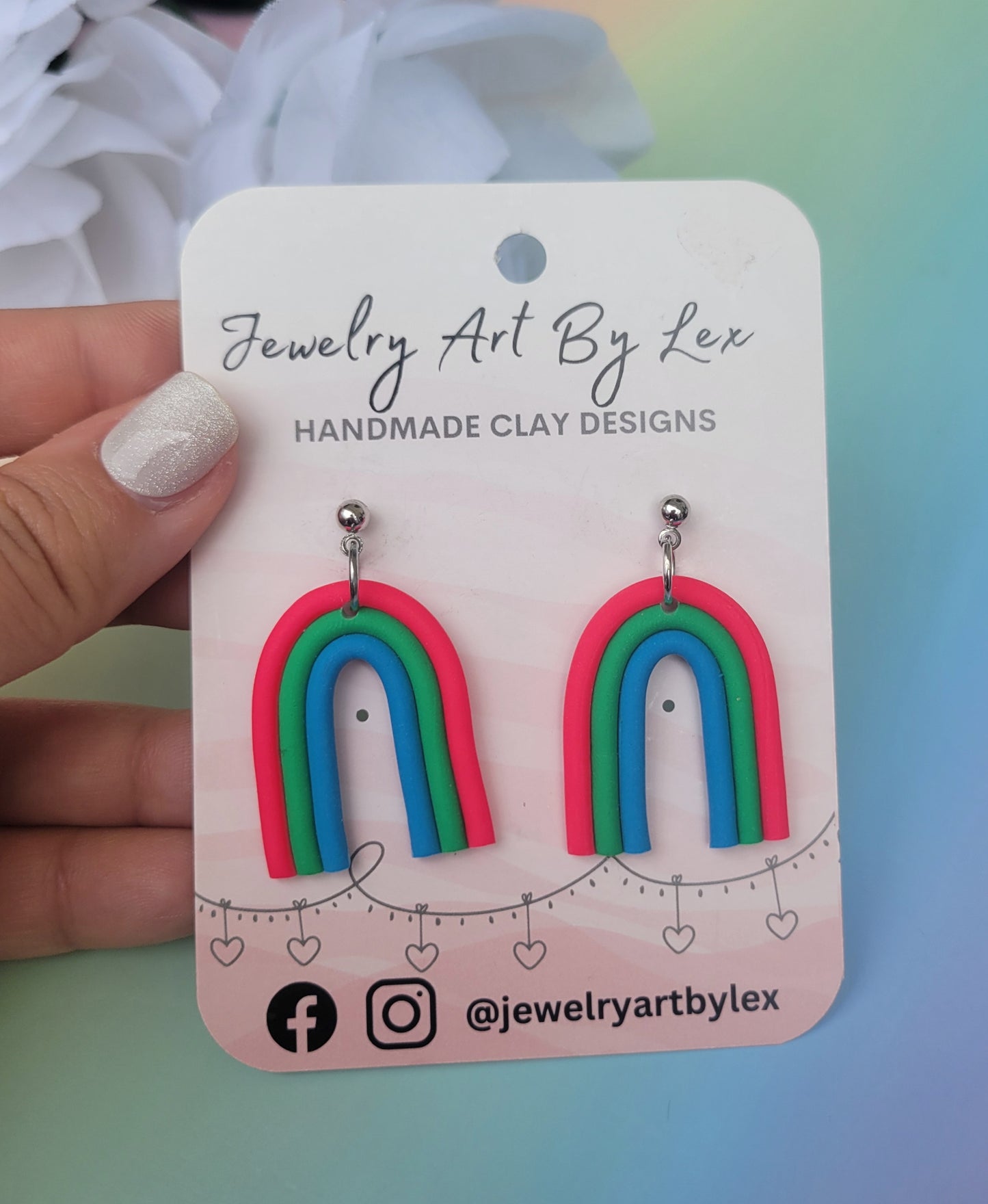Polysexual Rainbow Dangles