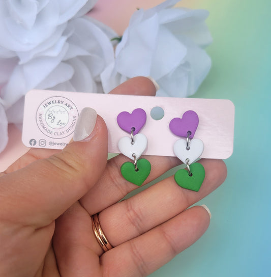 Genderqueer Heart Chains