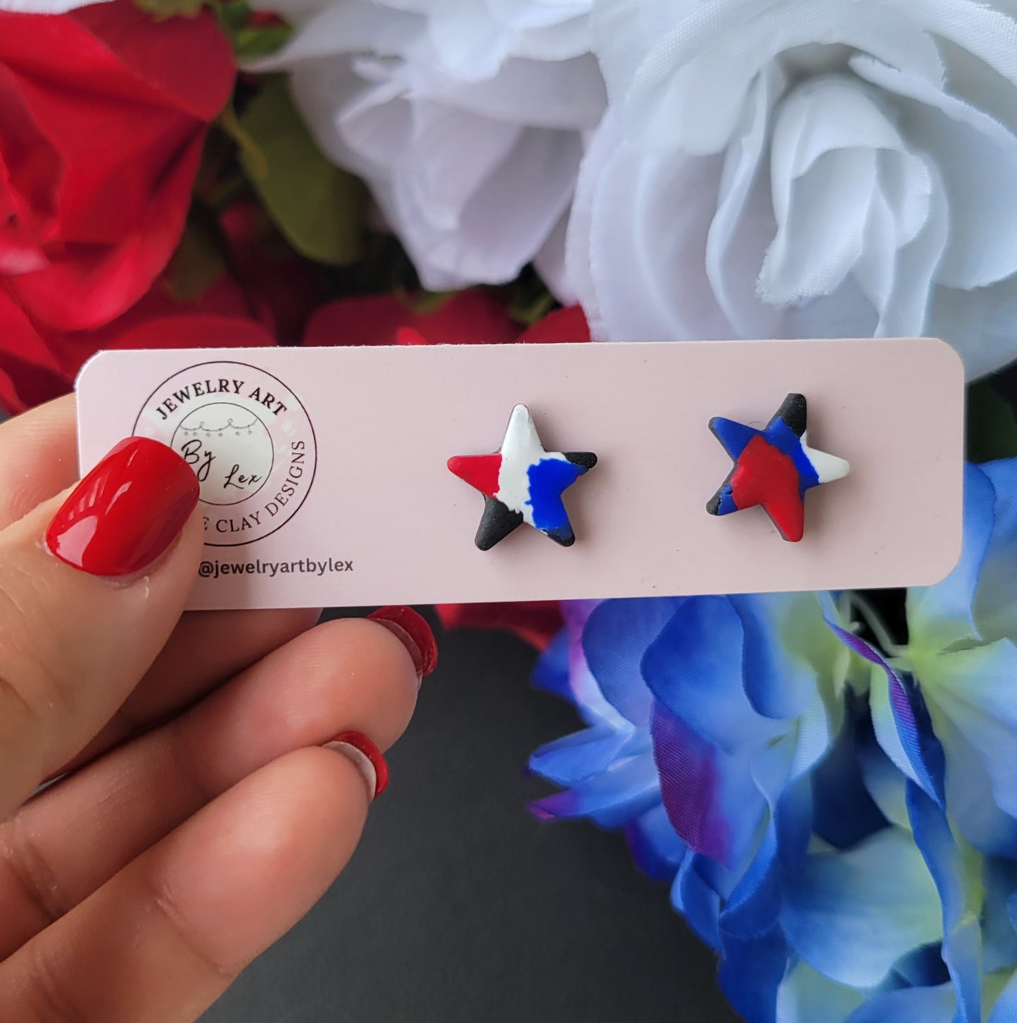 RWB Star Studs
