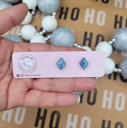 Frost Glitter Studs