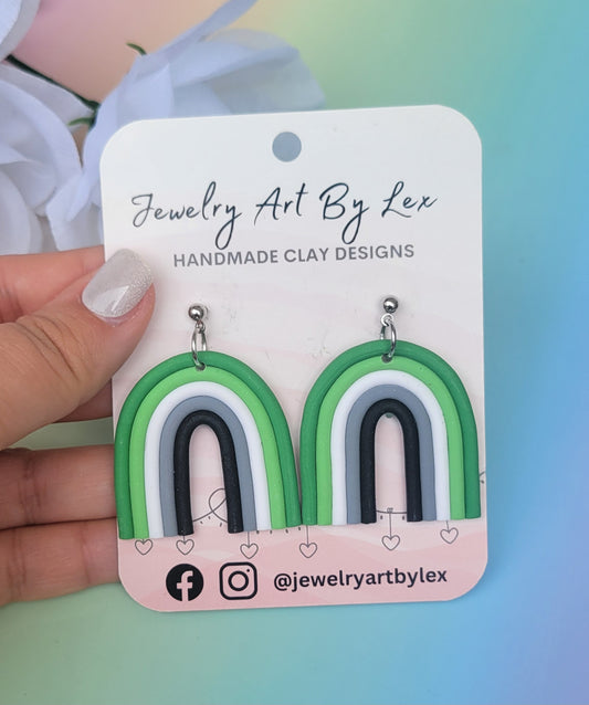 Aromantic Rainbow Dangles