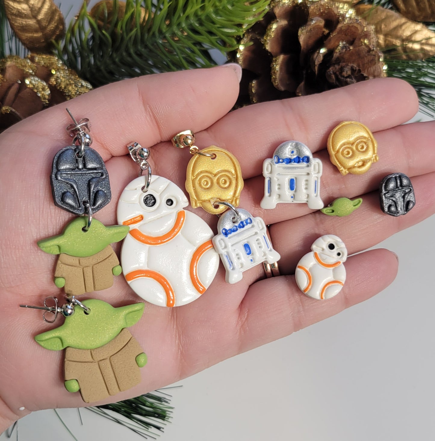 Wise Green Man Dangles