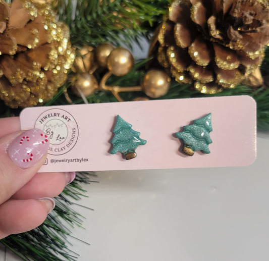 Shimmer Pine Studs