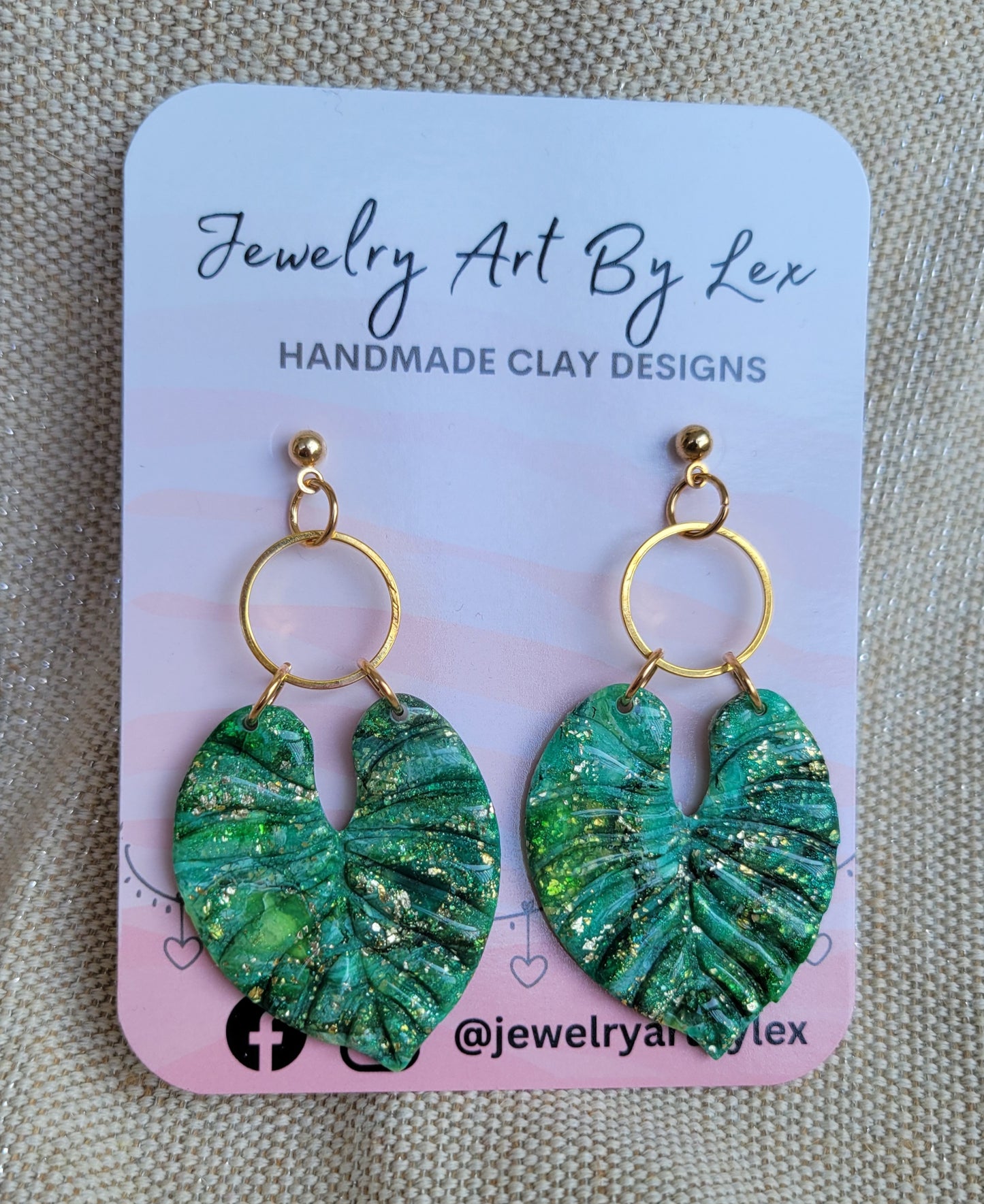 Large Monstera Dangles